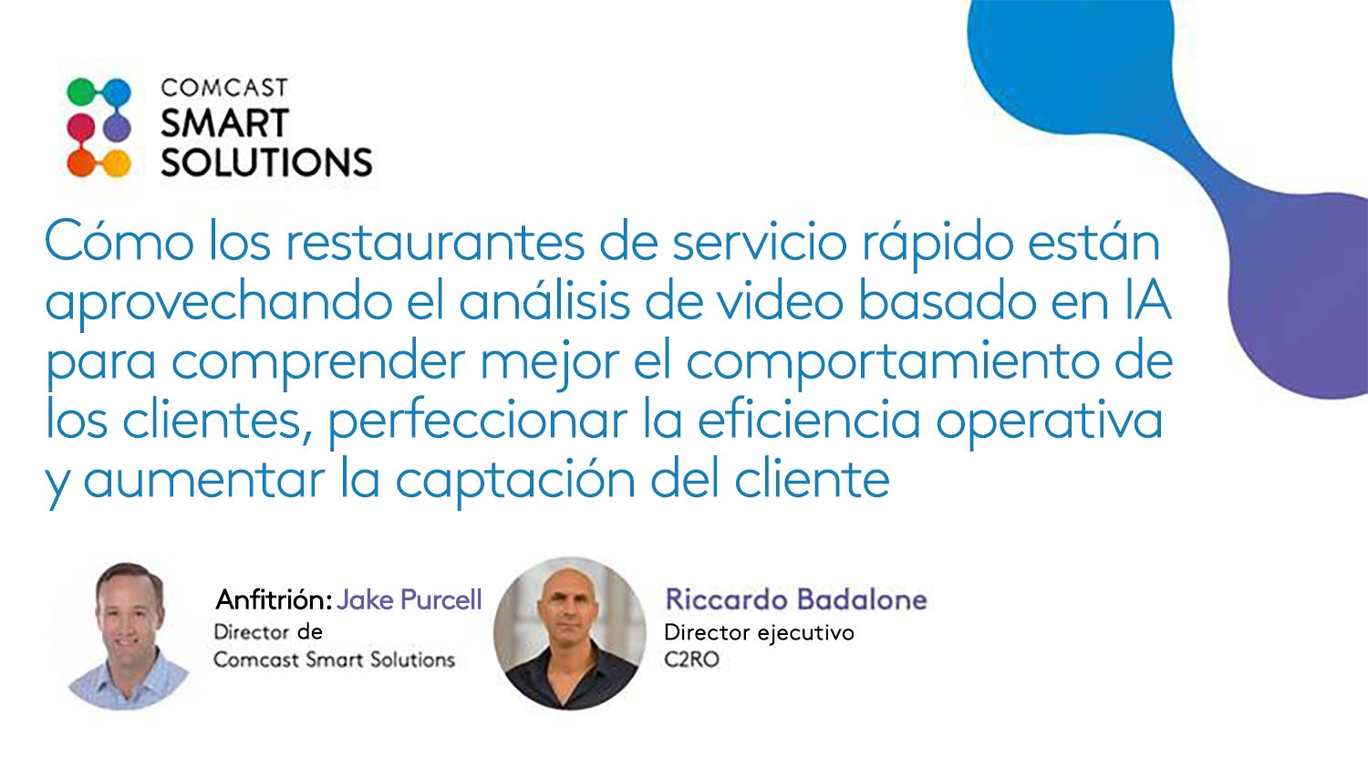 Seminario web de análisis de video de restaurantes de servicio rápido